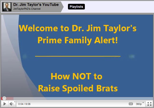 YouTube Channel: Prime Family Alert!: How NOT to Raise Spoiled Brats