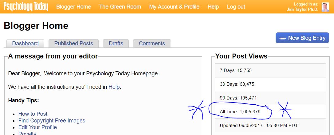 Another Blog Milestone: 4,000,000 Views