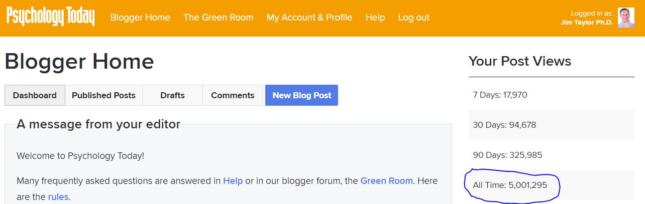 Another Blogging Milestone: 5,000,000!