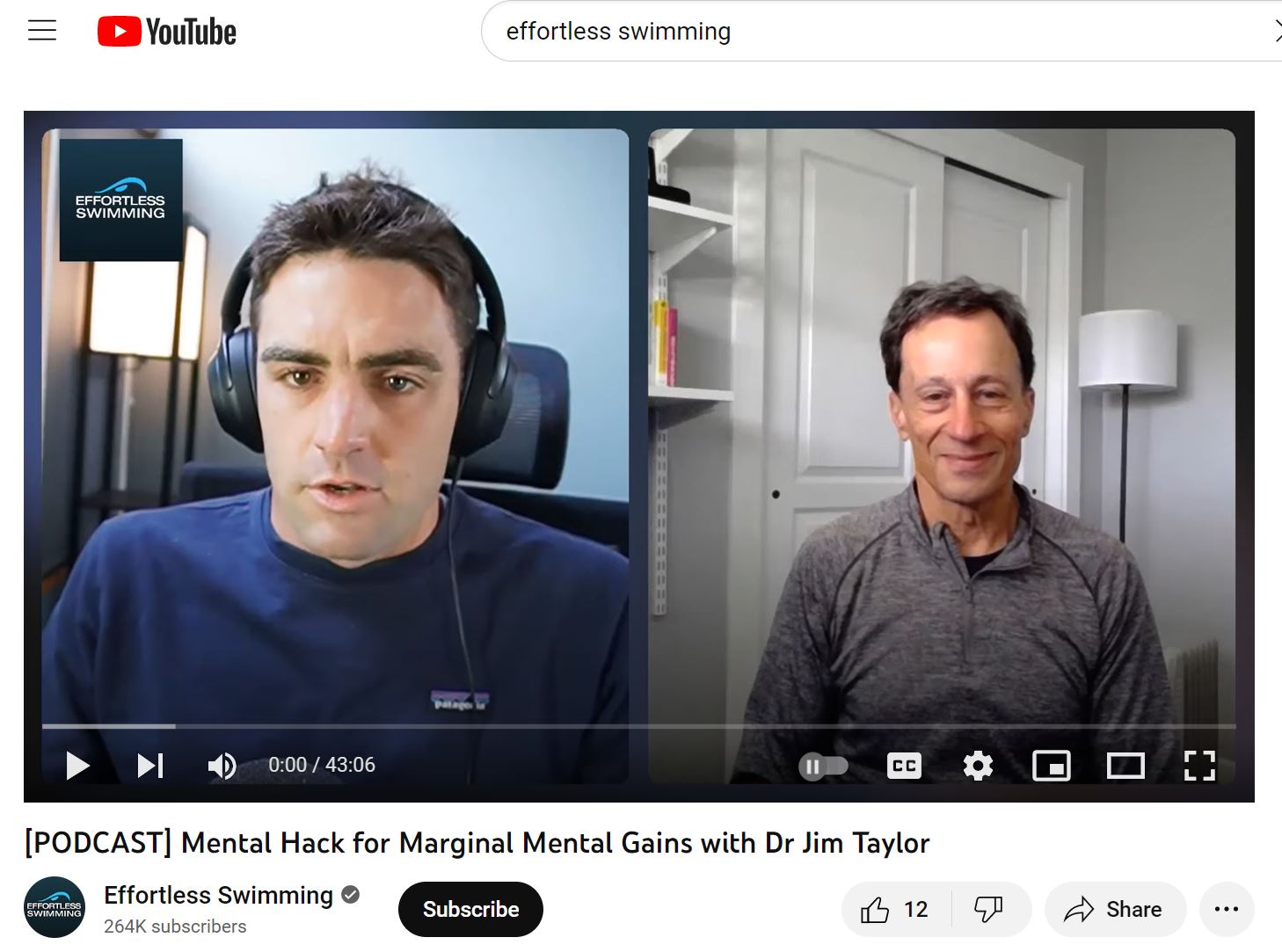 Effortless Swimming Podcast: Mind Hacks for Mental Margin Gains