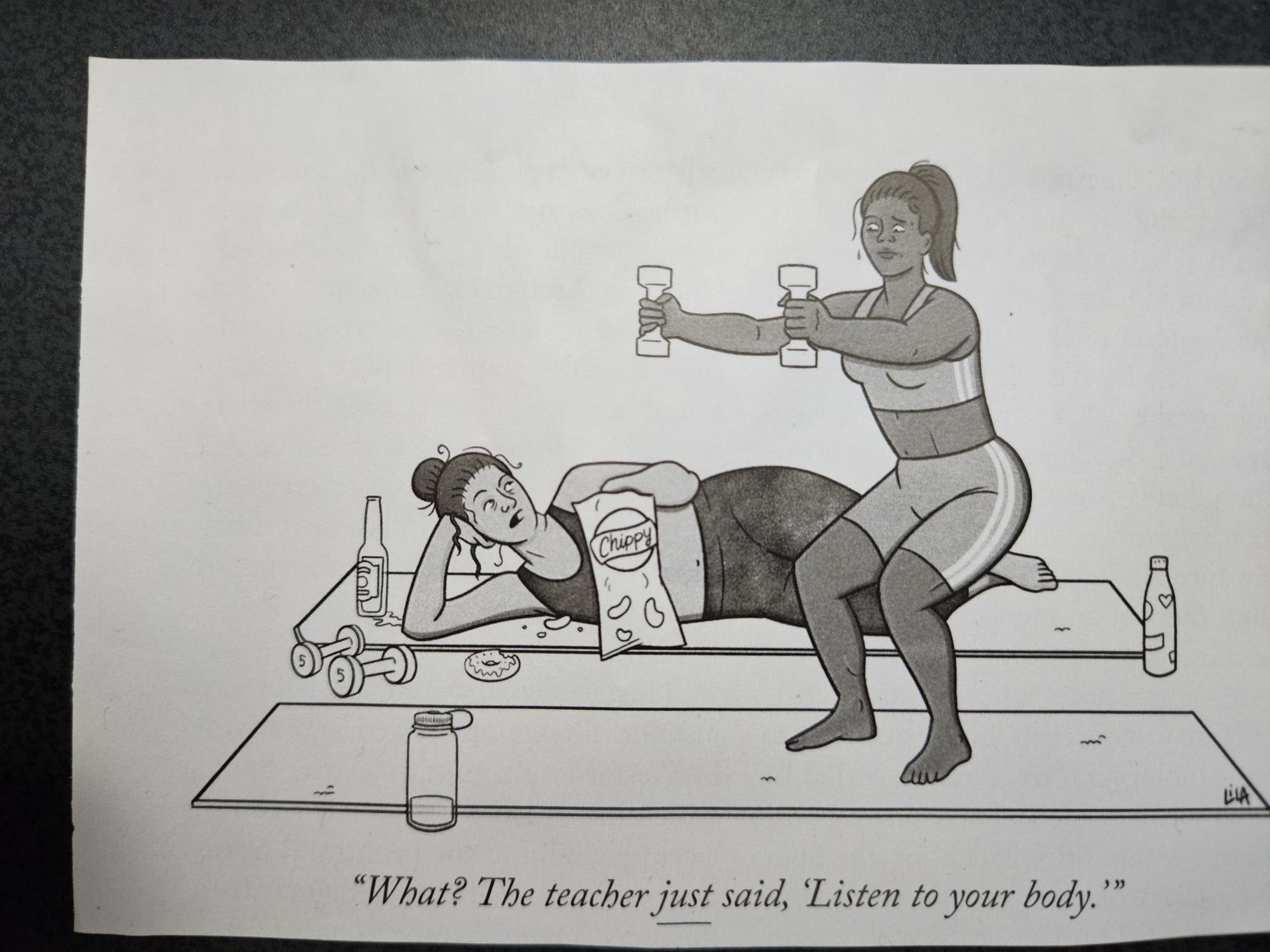 Listen to Your Body Follow-up: Not What I Had in Mind! ;->